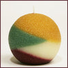 Armadilla Wax Works Wine Country 4 Inch Fragrance Layer Ball Candle