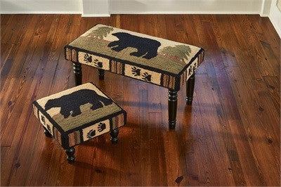 Black Bear Hooked Bench