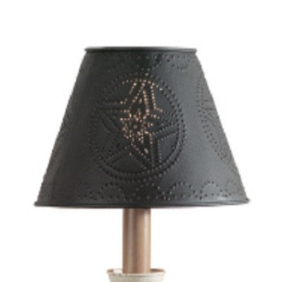 Metal 10 Inch Star Shade ~ Black