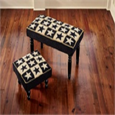 Black Star Farm House Hooked Bench