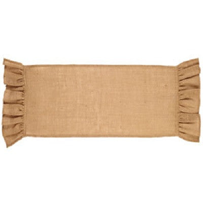 Ruffled Burlap Runner