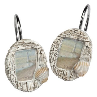 Hautman Brothers Creative Bath At The Beach Shower Hooks