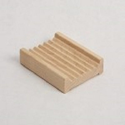 Rippled Hardwood Maple Soap Dish