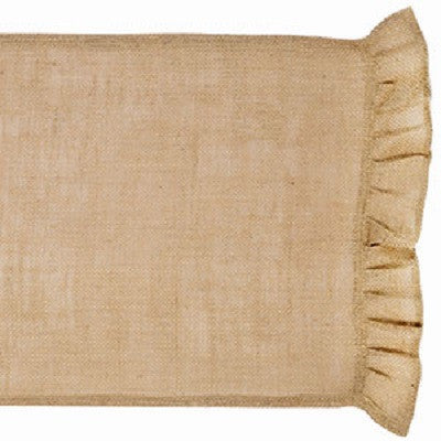 Ruffled Burlap Runner