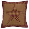 Rustic Star 16 Inch Square Sham