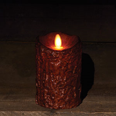 5 Inch Brown Lumpy Realistic Pillar