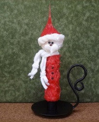 Santa Candlestick Lamp