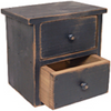 Black Two Door Cabinet
