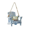 Blue Beach Chair With Seahorse Ornament