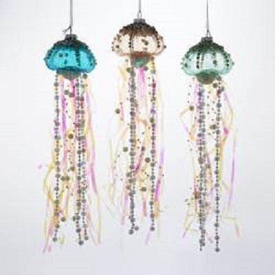 Kurt S. Adler Glass Jellyfish Ornament