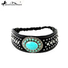 Montana West Concho Collection Headband ~ Black