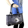 Montana West Horse Collection Handbag ~ Grey