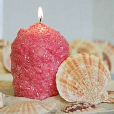 Warm Glow Pink Coral Oversized Votive