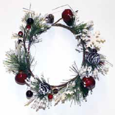 Snowy Pine Candle
