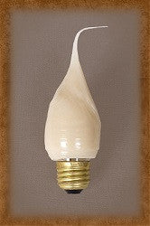 7.5 Watt Standard Base Flicker Bulb by Vickie Jeans Creations ~ Warm