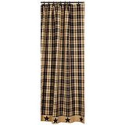 Black Star Farm House Shower Curtain
