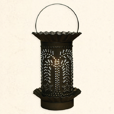 Black Willow Punched Tin Mini Melt Warmer