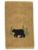 Black Bear Cotton Terry Bath Towel