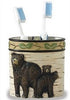 Black Bear Toothbrush Holder