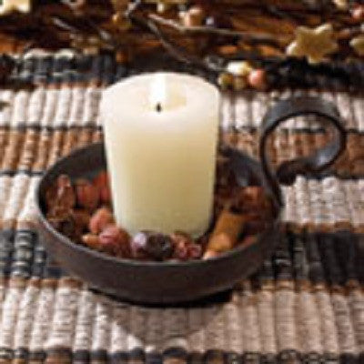 Black Fingertip Candle Pan