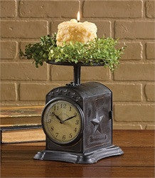 Black Star Scale Clock