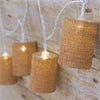 Burlap String Lights