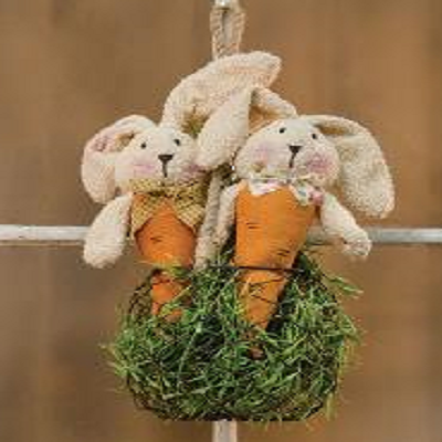 Pair of Carrot Bunnies