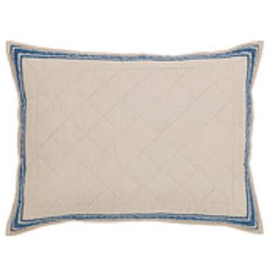 Charlotte Azure Standard Pillow Sham