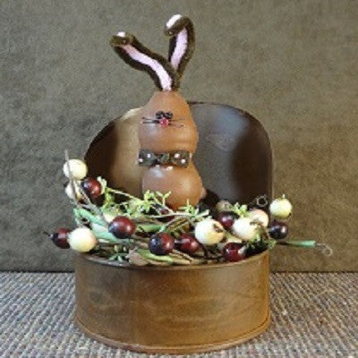 Chocolate Bunny Grain Scoop Night Light
