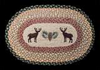 Country Deer Design Rug