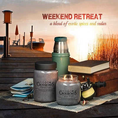 Crossroads Original Designs Weekend Retreat Scented Jar Candles