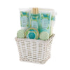 Cucumber and Basil Spa Gift Basket