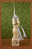 Glitzy Silver Snowman