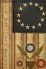 Homespun Americana Garden Flag