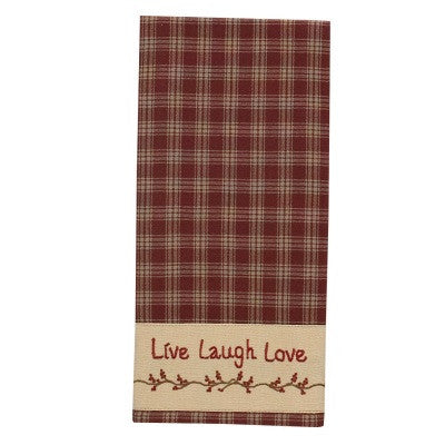 Sturbridge Live Laugh Love Dishtowel