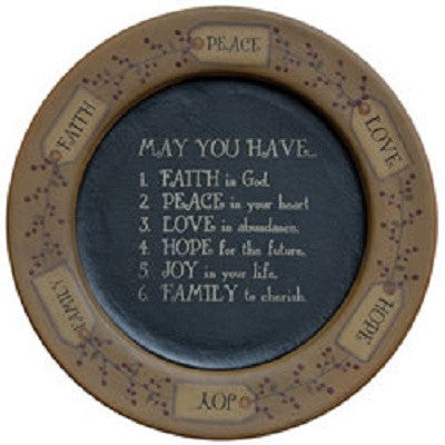 May You Have Plate