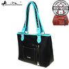 Montana West Aztec Collection Concealed Handgun Wide Tote ~ Side