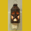 Rustic Star Lantern Night Light
