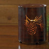 Pine Cone Pillar Candle Holder