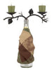 Pine Lodge Wine Bottle Votive Holder Topper