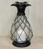 Metal & Glass Pineapple LED Lantern
