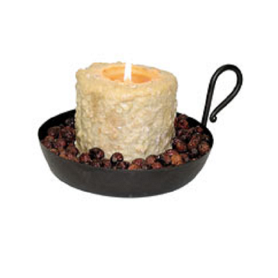 Rustic Metal Candle Pan