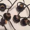 Hand Crafted Six Light Strand of Rustic String Lights