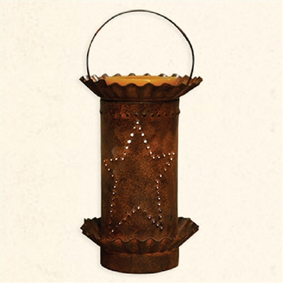 Rusty Star Punched Tin Mini Melt Warmer