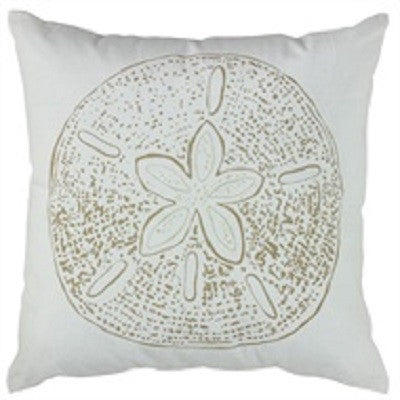 Sand Dollar Print 20 Inch Pillow Cover