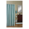 St Maarten Jacquard Check Shower Curtain