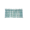 St Maarten Jacquard Check Valance