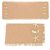 Seahorse & Starfish Table Runner ~ 36 Inches