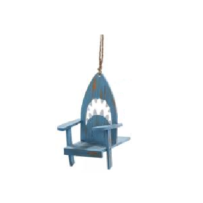 Kurt S. Adler Shark Teeth Beach Chair Ornament.
