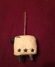 Primitive Sheep Ornament